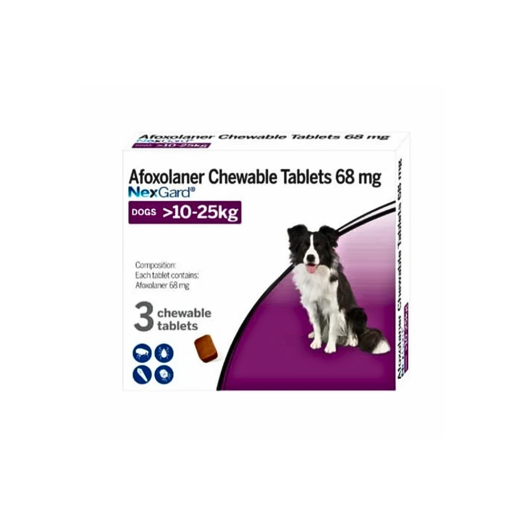 Nex Gard 10-25kg- (1 Tablet) – Mypetfoodstore