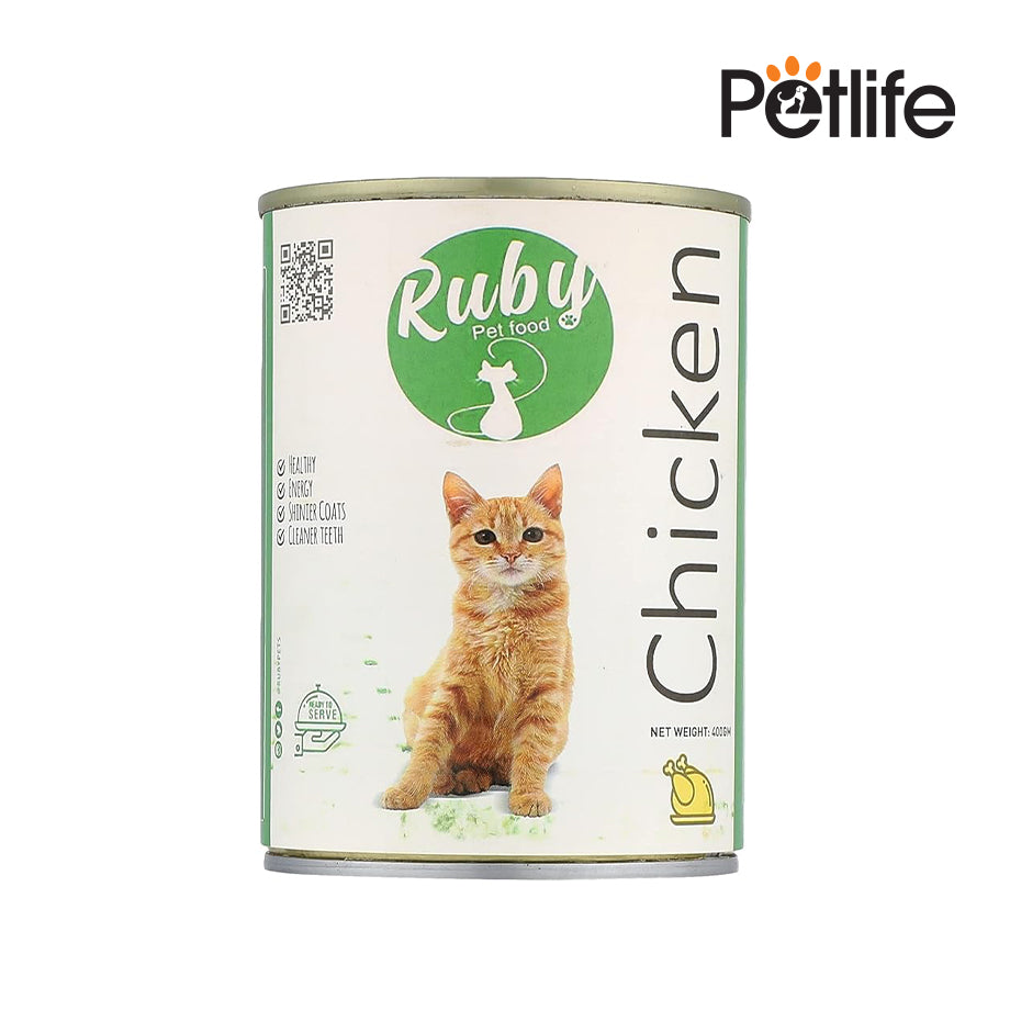 Ruby Chicken jelly Tin 400g – Mypetfoodstore
